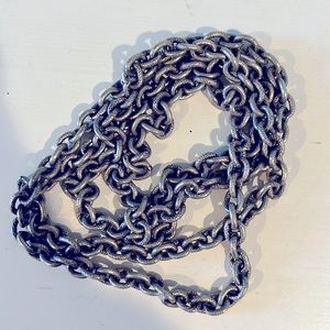 LIZABETH oxidized sterling silver chain